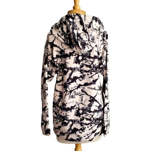 Zella NWT Cozy Up Polar Fleece Recycled Polyester Hoodie Thumbholes Kanga Pocket - Picture 5 of 11